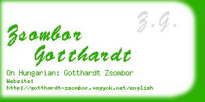 zsombor gotthardt business card